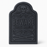 "Beware Dark Magic" Small Tombstone Decoration